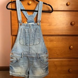 Light-wash Overalls
